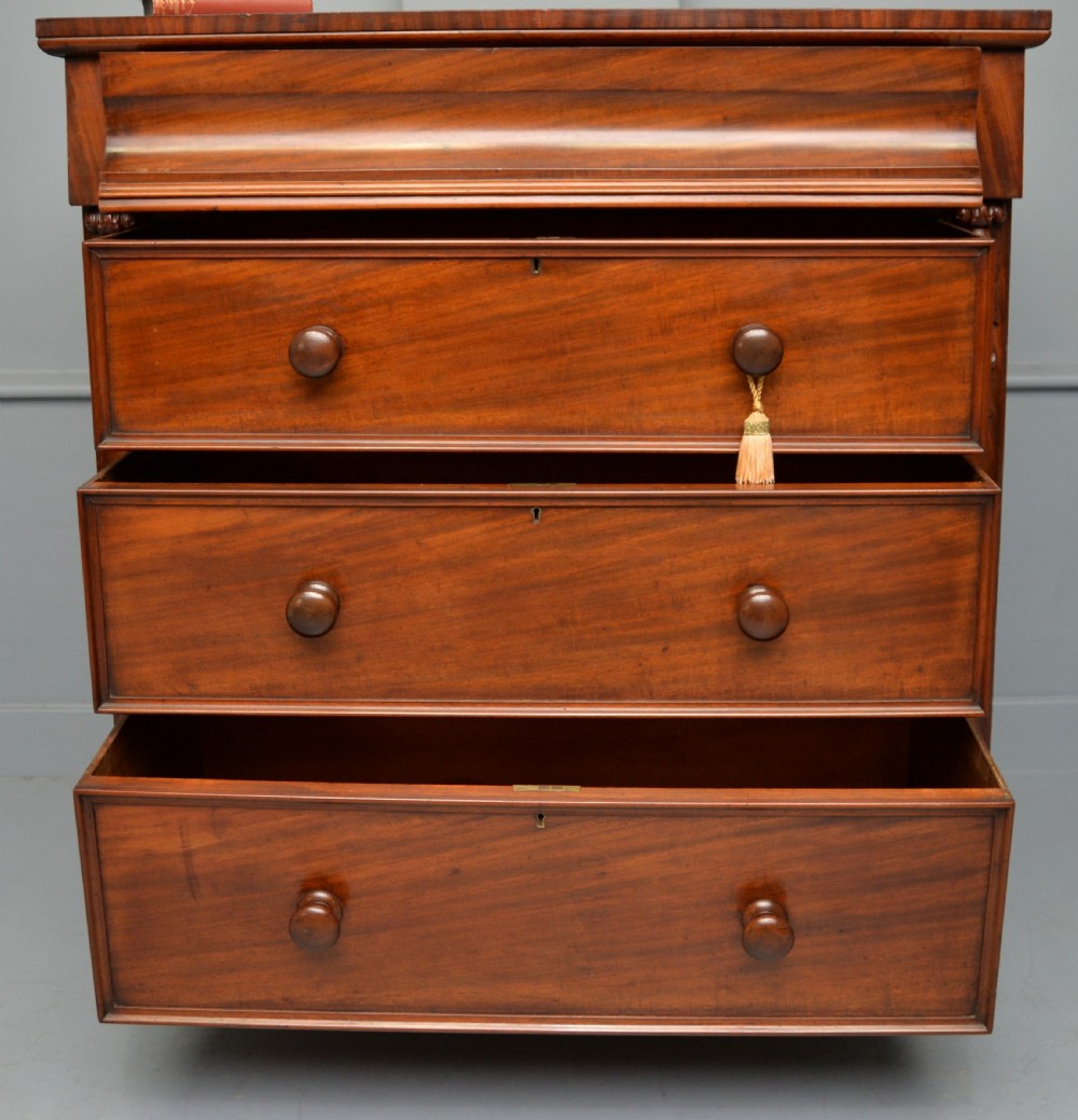 Victorian Scottish Mahogany Chest Of Drawers View V