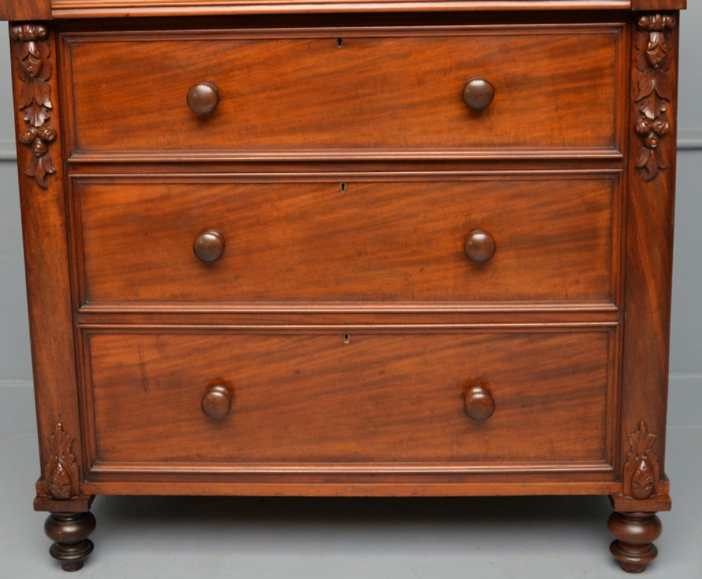 Victorian Scottish Mahogany Chest Of Drawers View VI