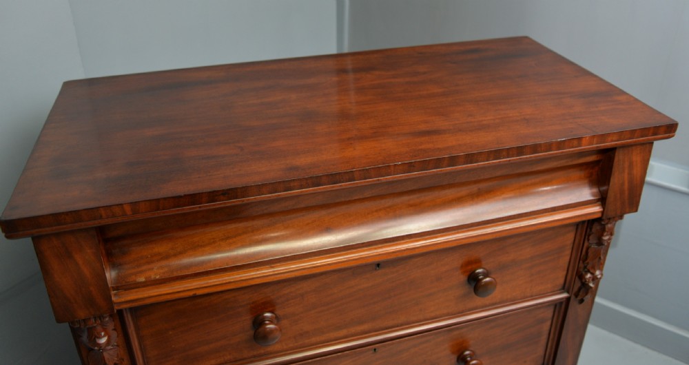 Victorian Scottish Mahogany Chest Of Drawers View XIV