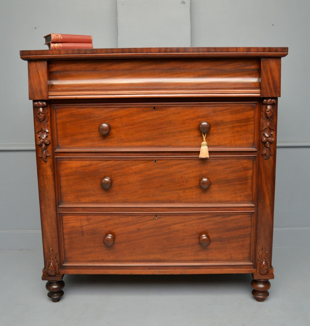 Victorian Scottish Mahogany Chest Of Drawers View XVI