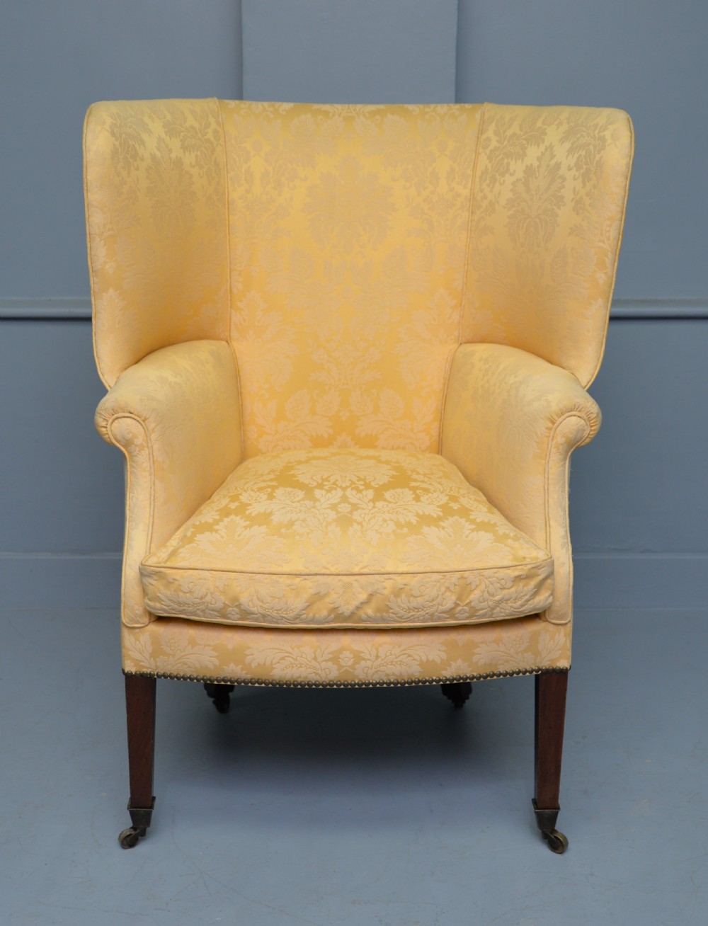 Late 18th Century Barrel Back Wing Arm Chair View III