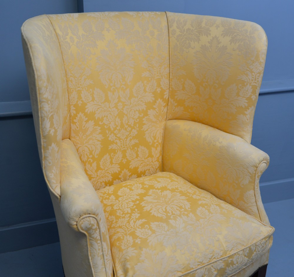 Late 18th Century Barrel Back Wing Arm Chair View XIII