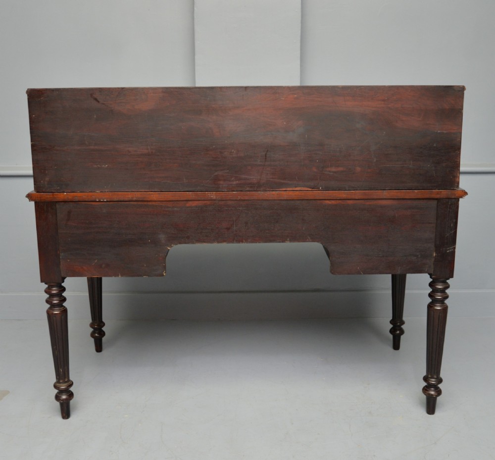 Quality French 19th Century Leather Top Extending Rosewood Desk View XVII