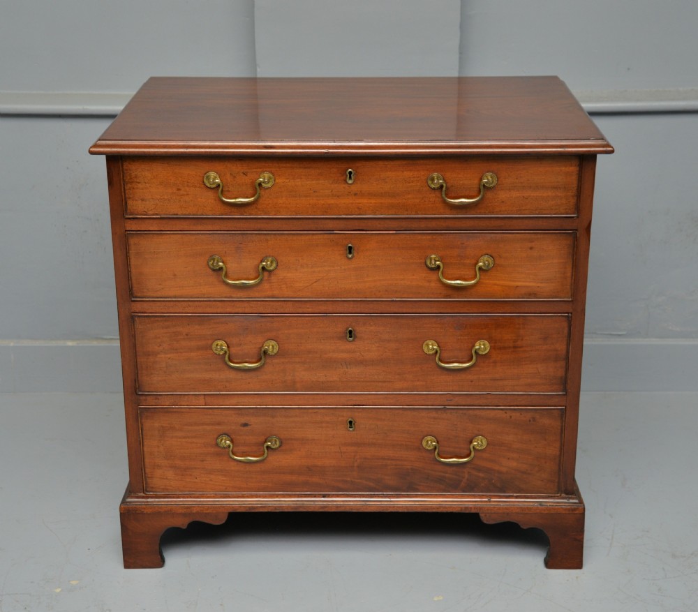 Superb Georgian Solid Mahogany Chest Of Drawers View V
