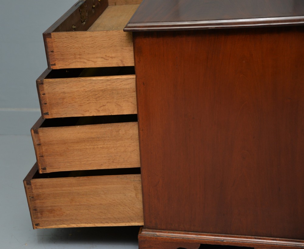 Superb Georgian Solid Mahogany Chest Of Drawers View X