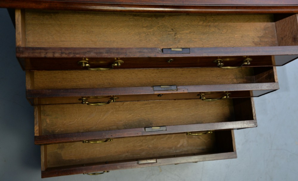 Superb Georgian Solid Mahogany Chest Of Drawers View XIV
