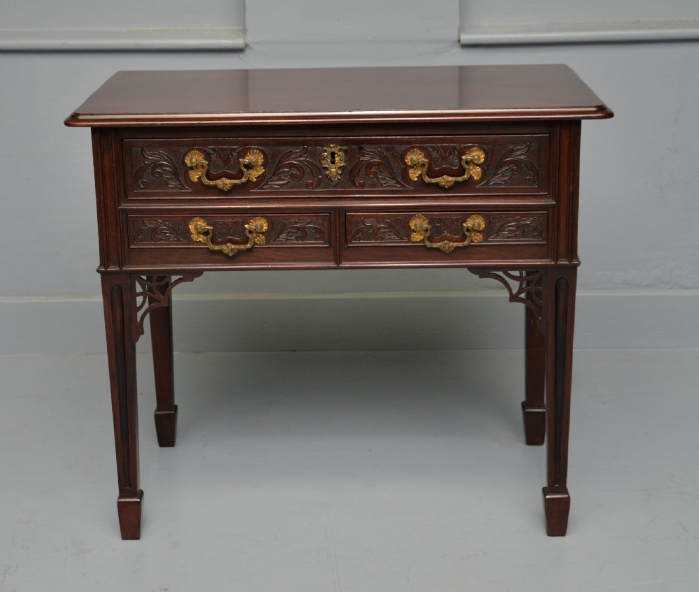 Chippendale Period Georgian Mahogany Lowboy Side Table View III