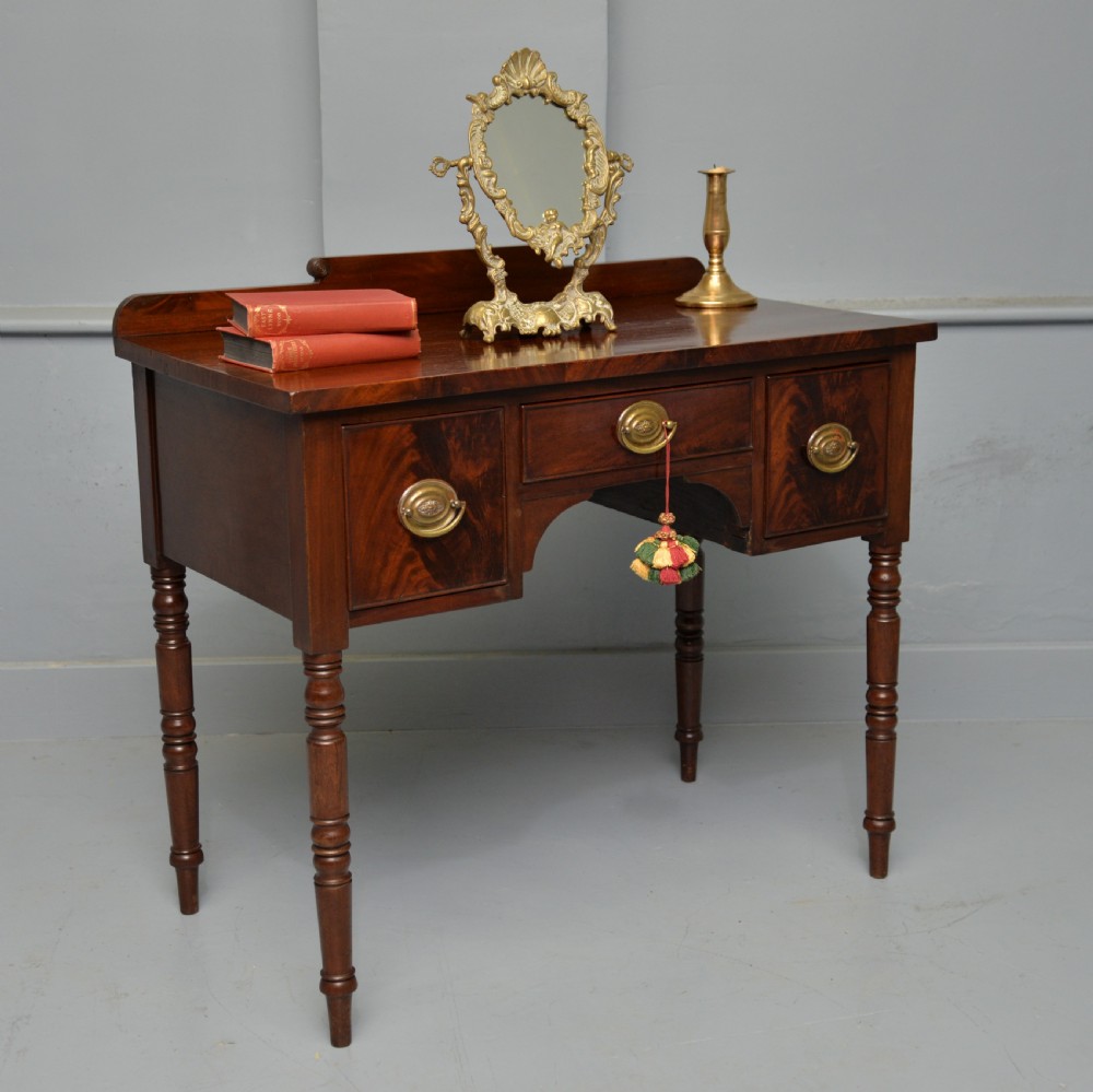 Regency Flame Mahogany Dressing Table, Small Sideboard View II