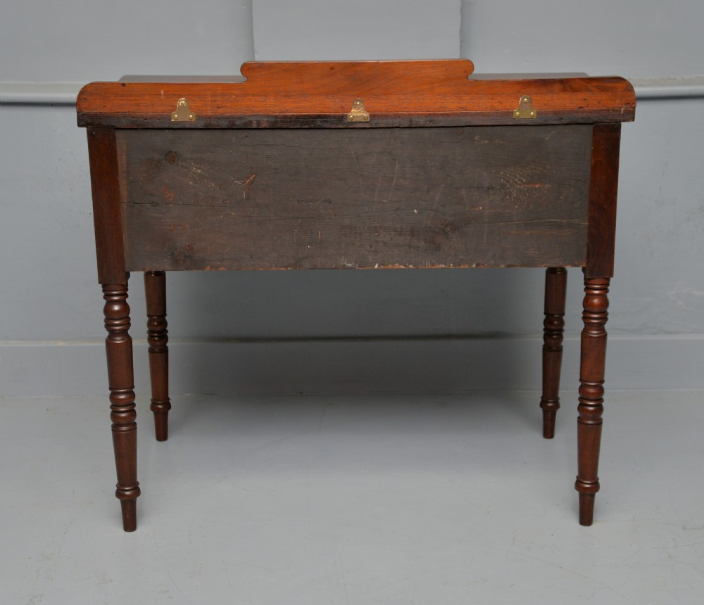 Regency Flame Mahogany Dressing Table, Small Sideboard View VII