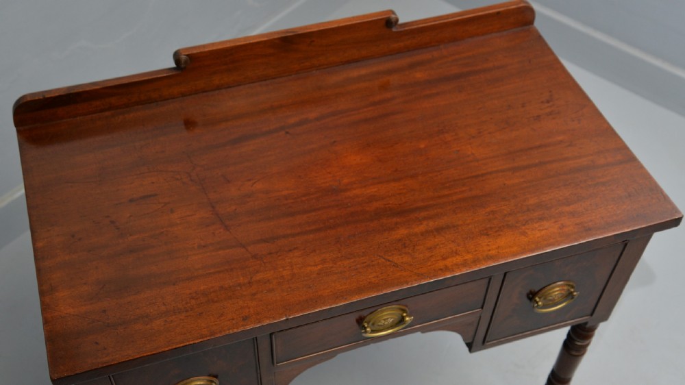 Regency Flame Mahogany Dressing Table, Small Sideboard View X