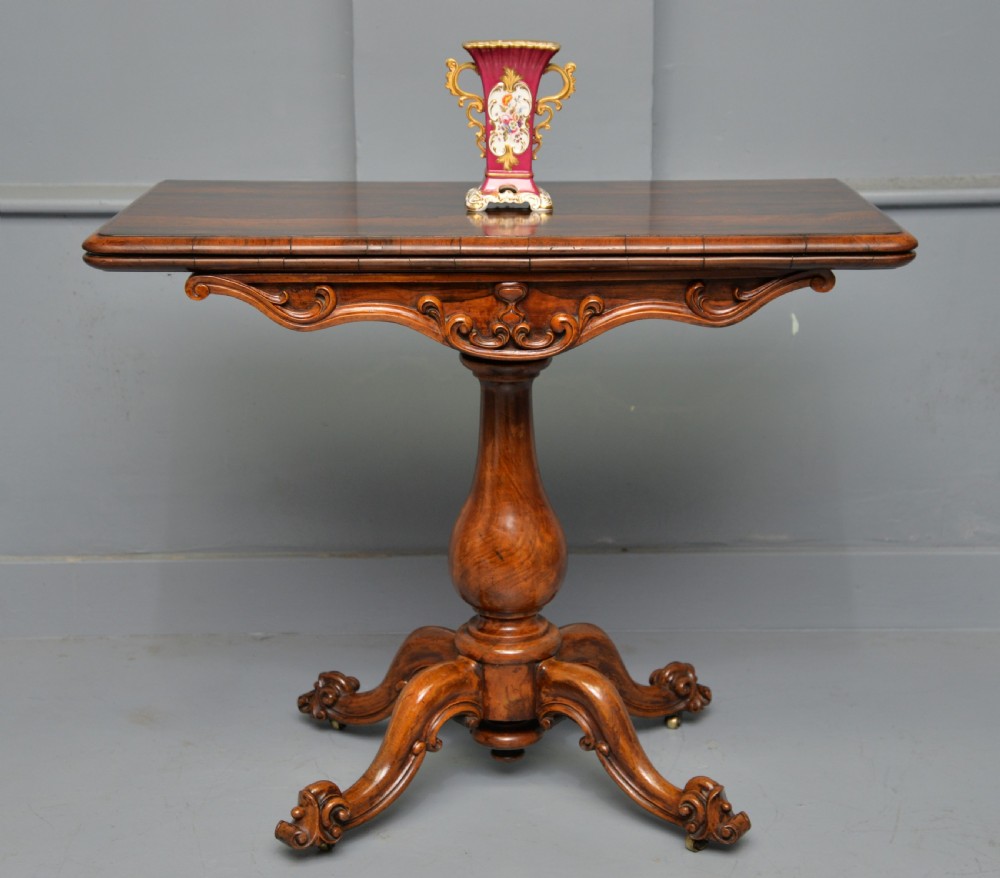 Early Victorian Rosewood And Walnut Tea / Side Table View II
