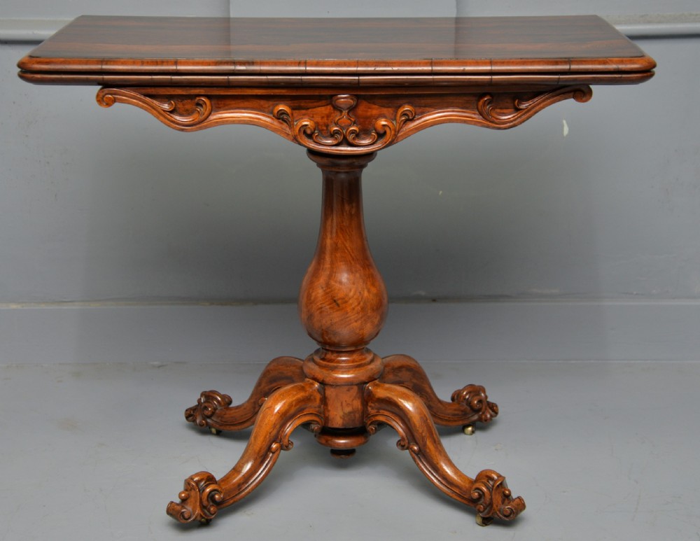 Early Victorian Rosewood And Walnut Tea / Side Table View III