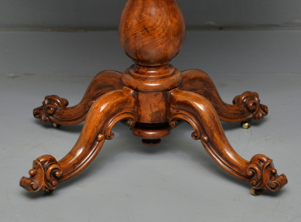 Early Victorian Rosewood And Walnut Tea / Side Table View IV