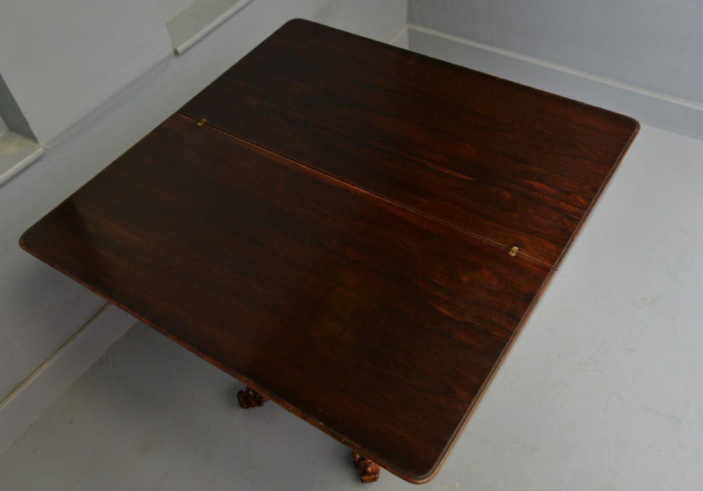 Early Victorian Rosewood And Walnut Tea / Side Table View XVII