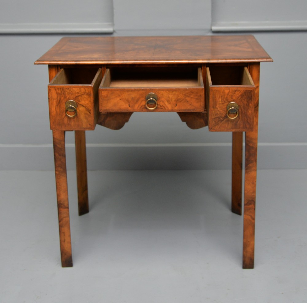 Early 18th Century Style Walnut Lowboy Side Table View III
