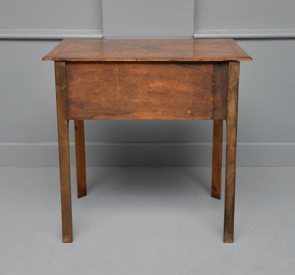Early 18th Century Style Walnut Lowboy Side Table View XI