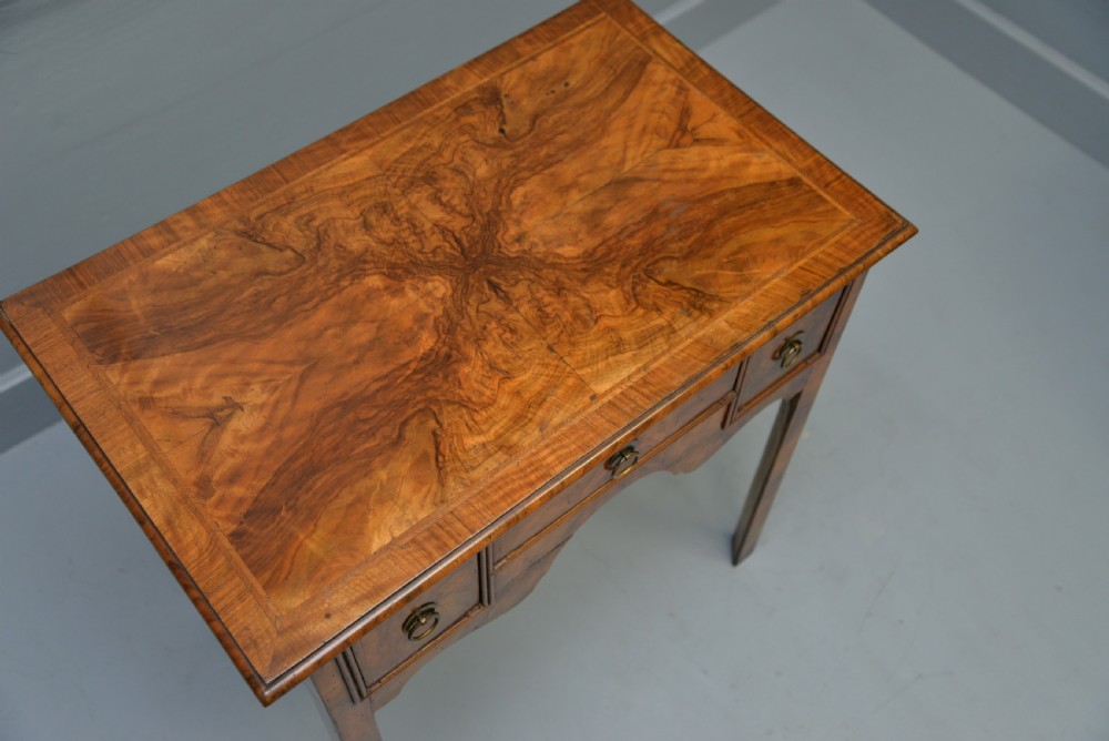 Early 18th Century Style Walnut Lowboy Side Table View XVI