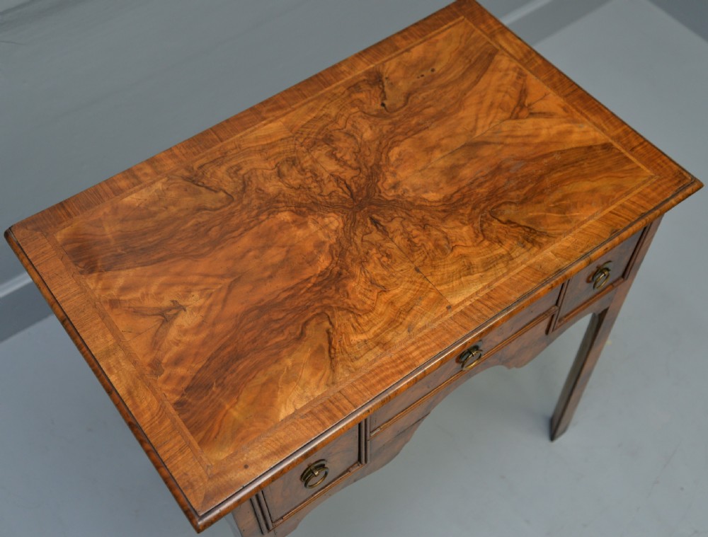 Early 18th Century Style Walnut Lowboy Side Table View XVII