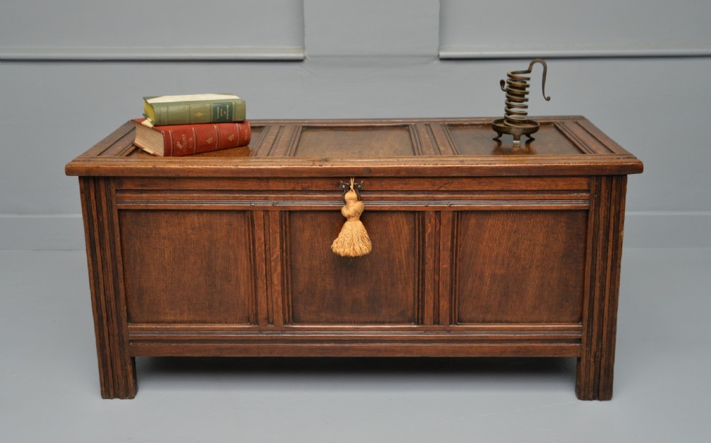 18th Century Oak Coffer Chest