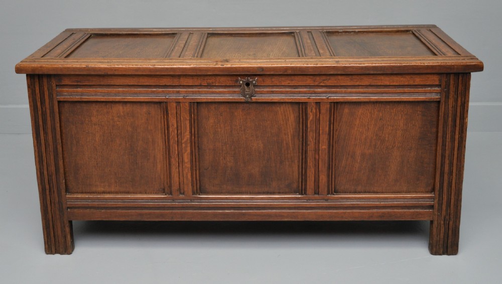 18th Century Oak Coffer Chest View III
