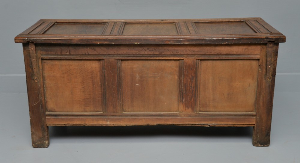 18th Century Oak Coffer Chest View VIII