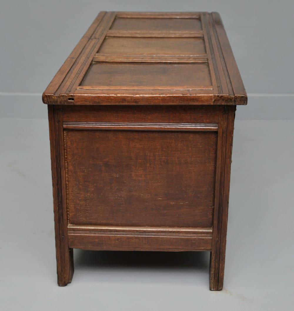 18th Century Oak Coffer Chest View IX