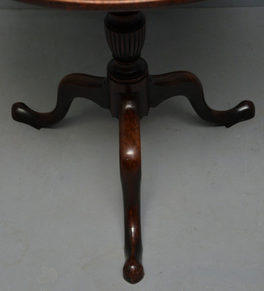 Georgian 18th Century Mahogany Tilt Top Side Occasional Table View XXIII