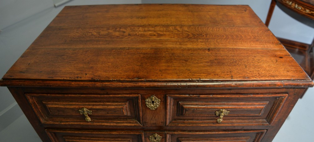 William and Mary Late 17th Century Oak Chest Of Drawers View XIV