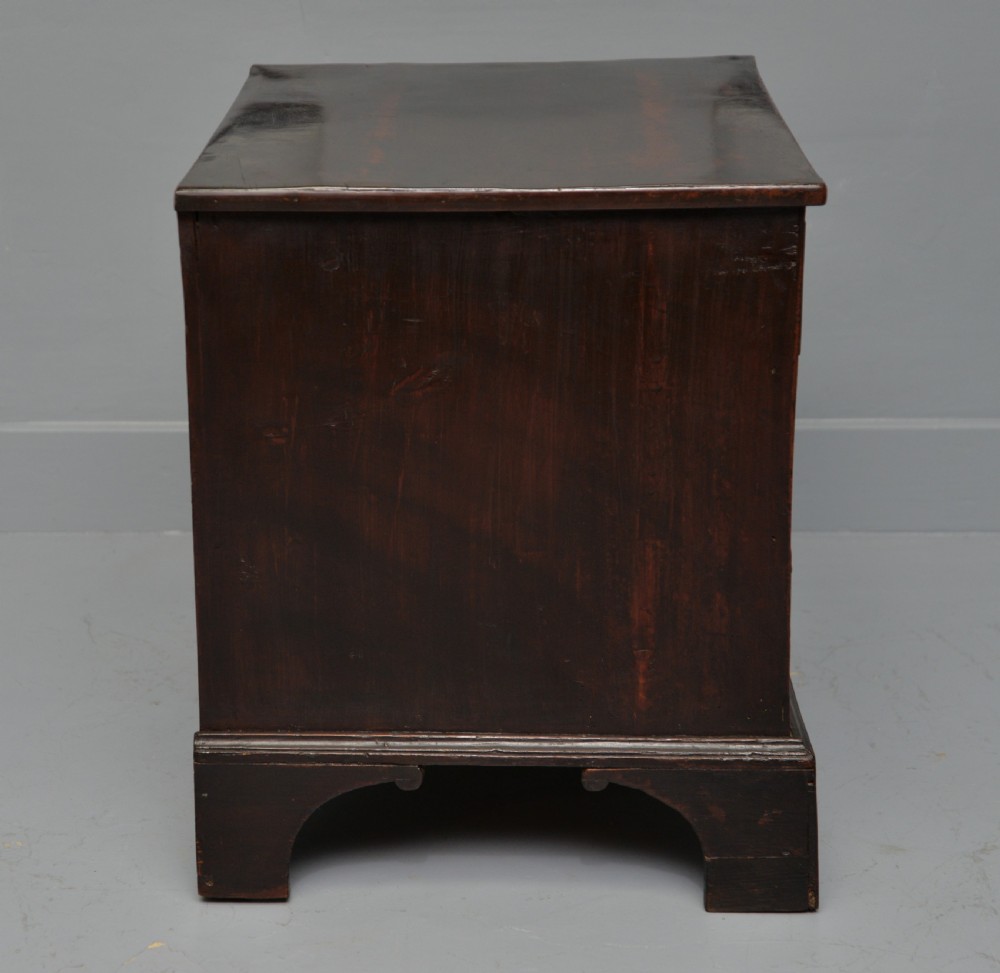 Charming Small Georgian Mahogany Chest Of Drawers View VII