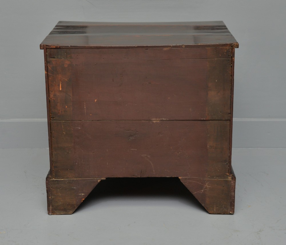 Charming Small Georgian Mahogany Chest Of Drawers View VIII