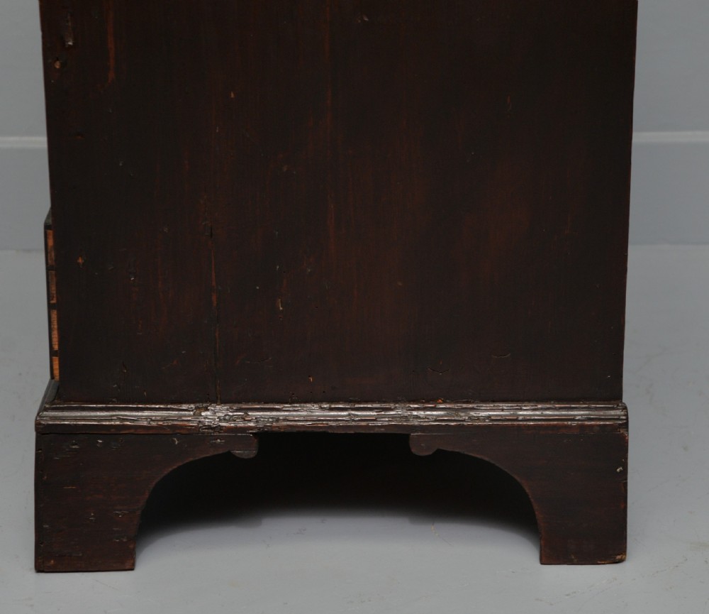 Charming Small Georgian Mahogany Chest Of Drawers View X