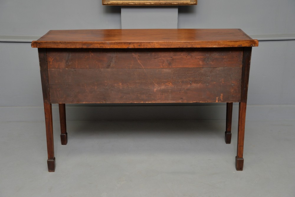 George III Georgian Mahogany Inlaid Bow-Front Sideboard View XIII