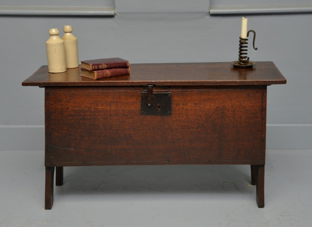 17th Century Oak Boarded Chest View II
