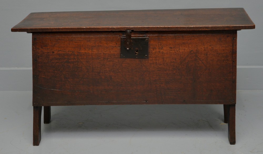 17th Century Oak Boarded Chest View IV