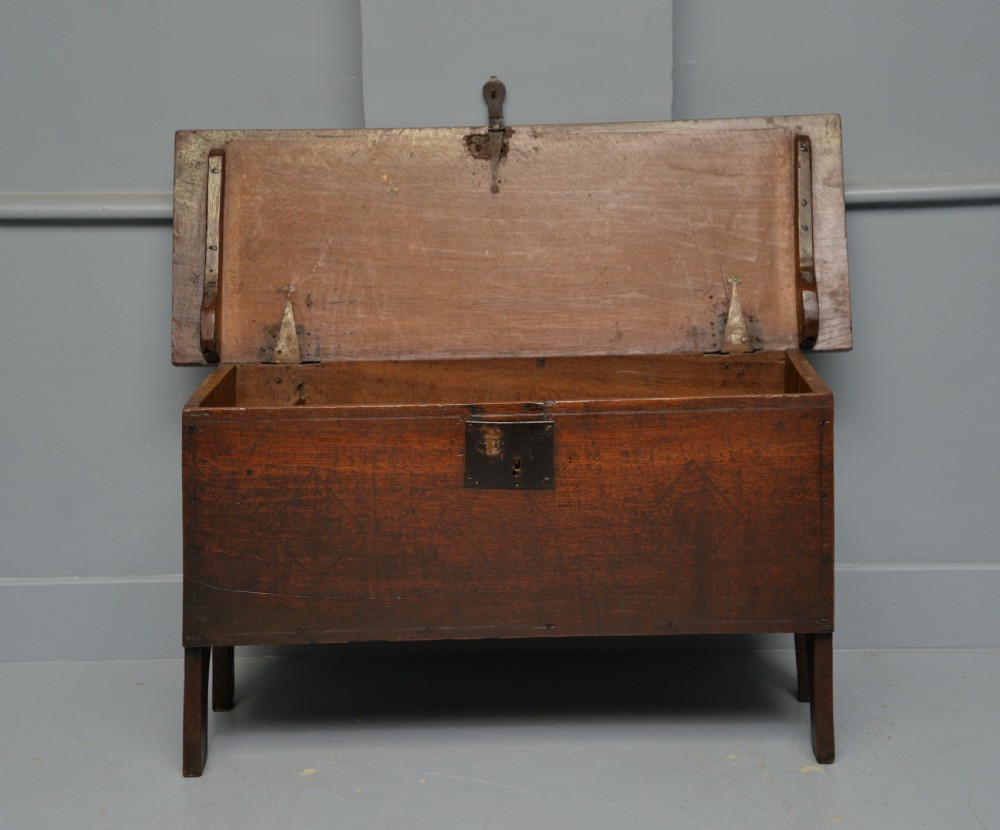 17th Century Oak Boarded Chest View X