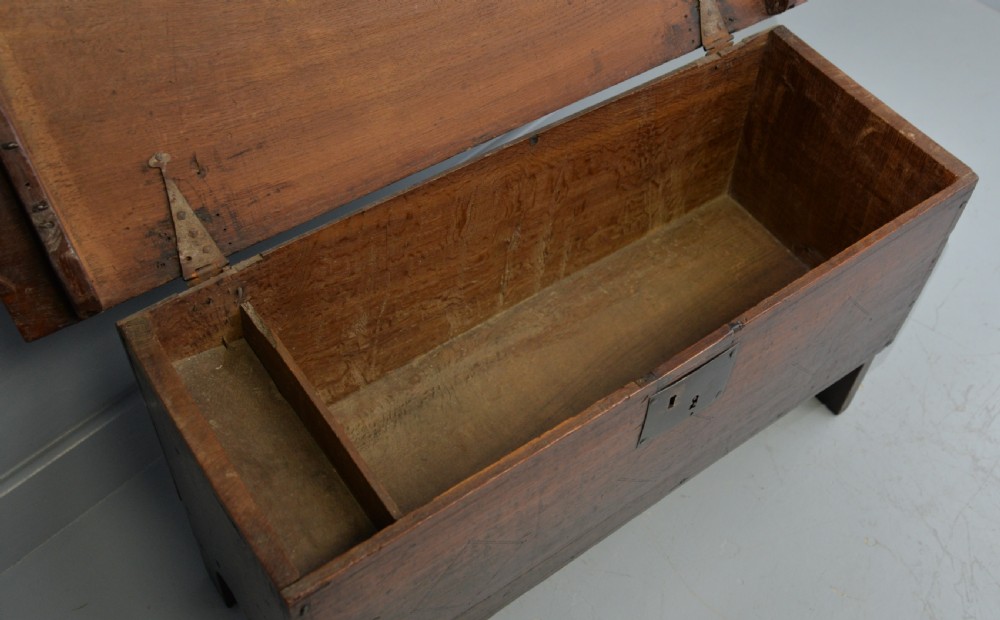 17th Century Oak Boarded Chest View XI