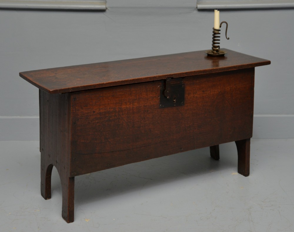 17th Century Oak Boarded Chest View XV