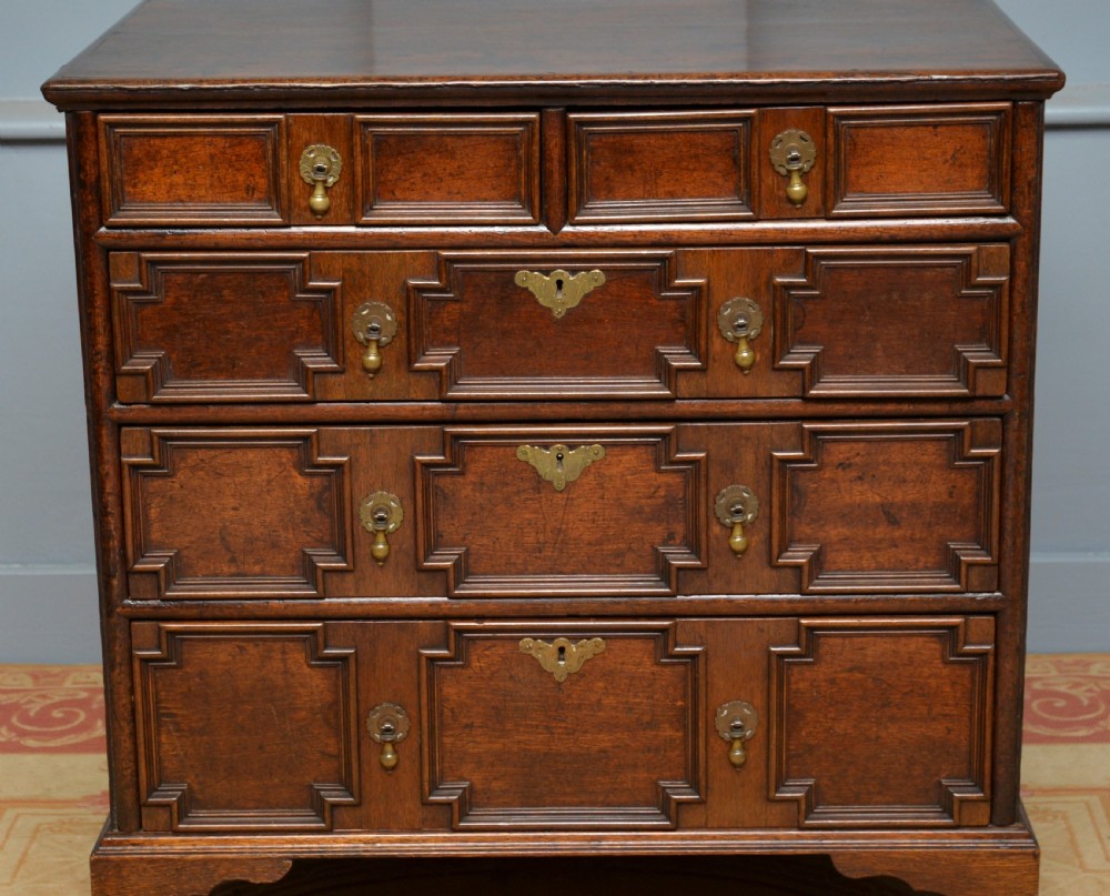 William and Mary Oak Chest Of Drawers View VII