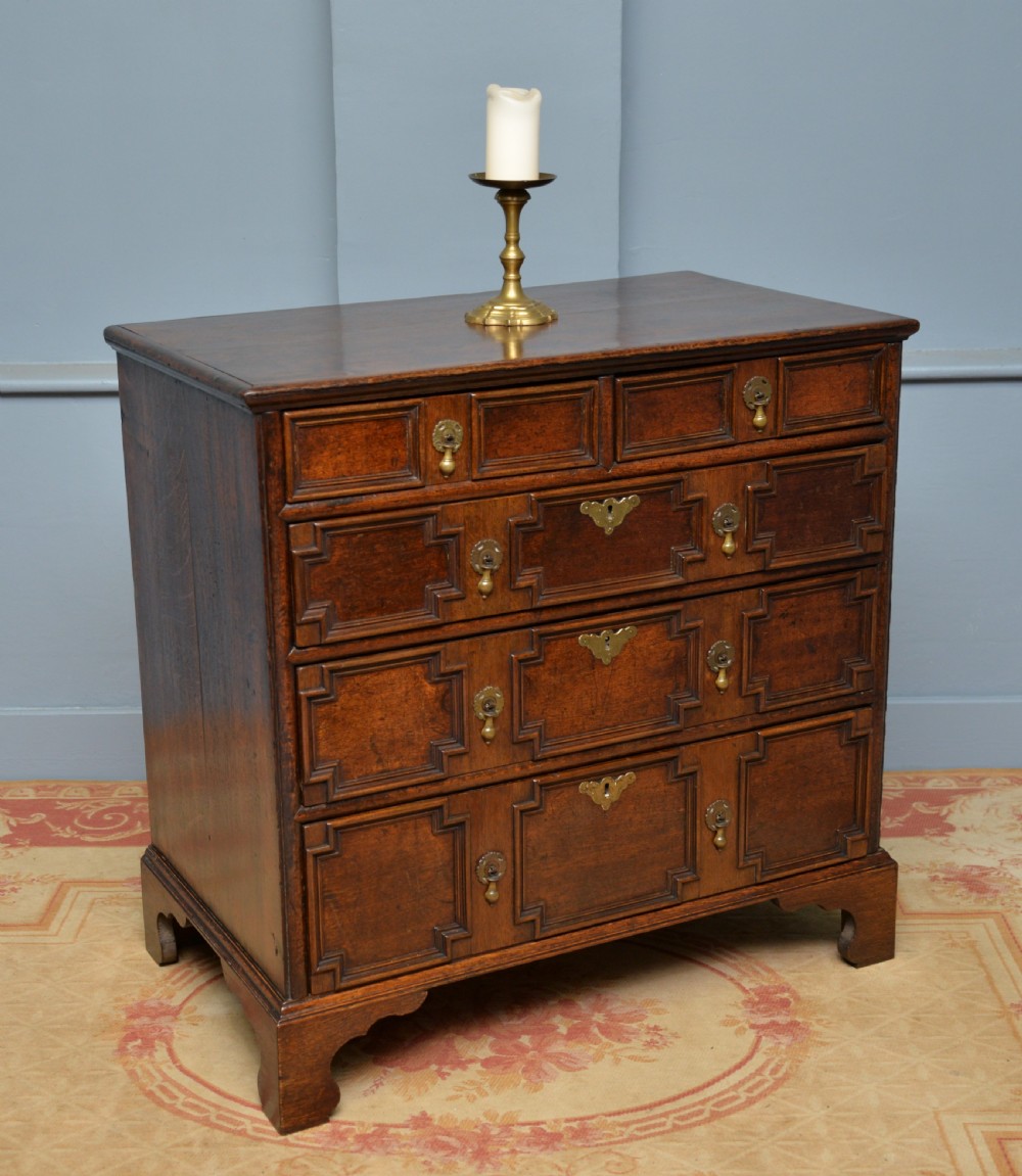 William and Mary Oak Chest Of Drawers View VIII