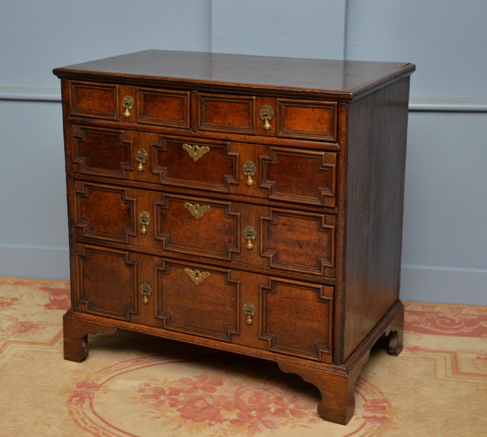 William and Mary Oak Chest Of Drawers View XIII