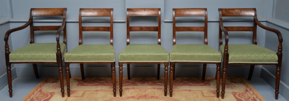 Regency Set Of Eight Mahogany Dining Chairs View VI
