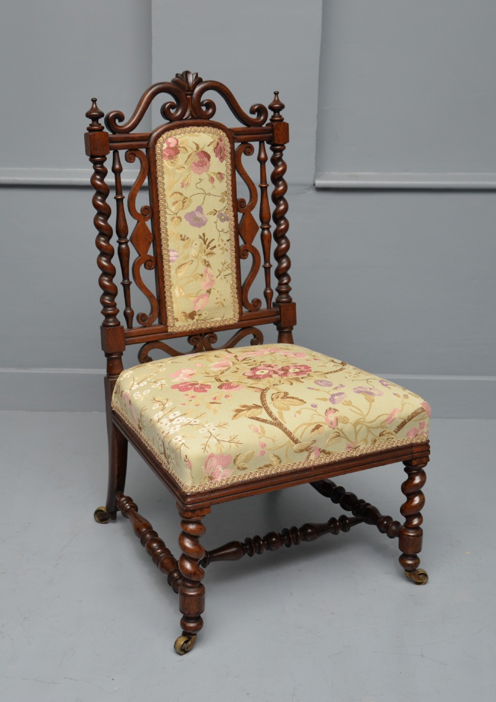William IV Rosewood Slipper / Bedroom Chair View II