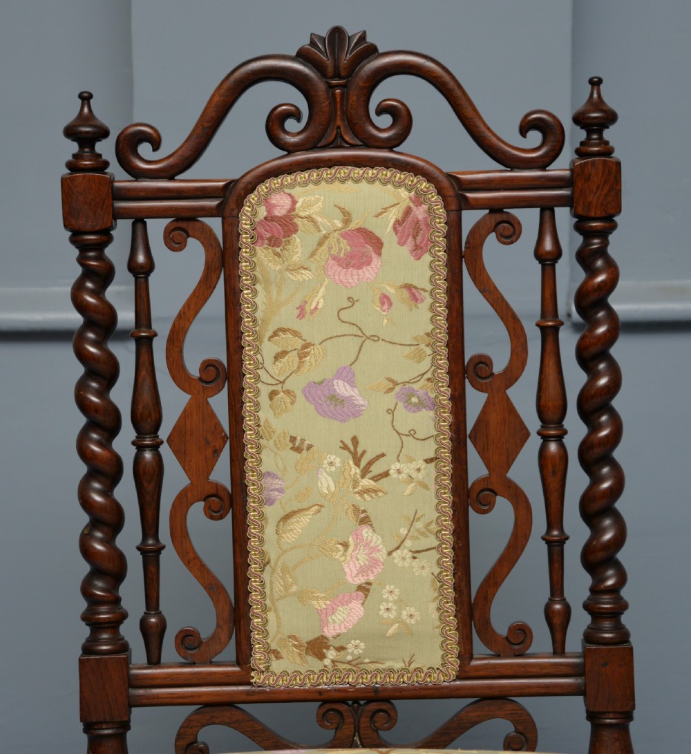 William IV Rosewood Slipper / Bedroom Chair View VI