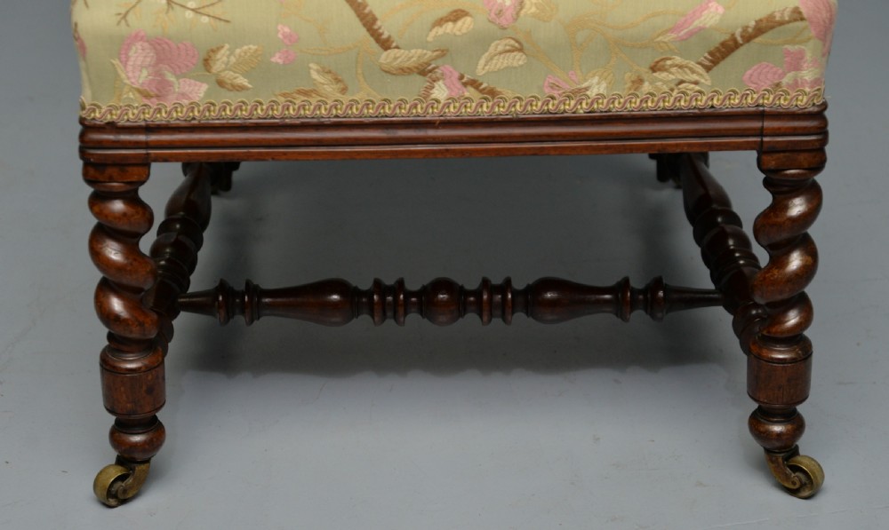 William IV Rosewood Slipper / Bedroom Chair View VIII