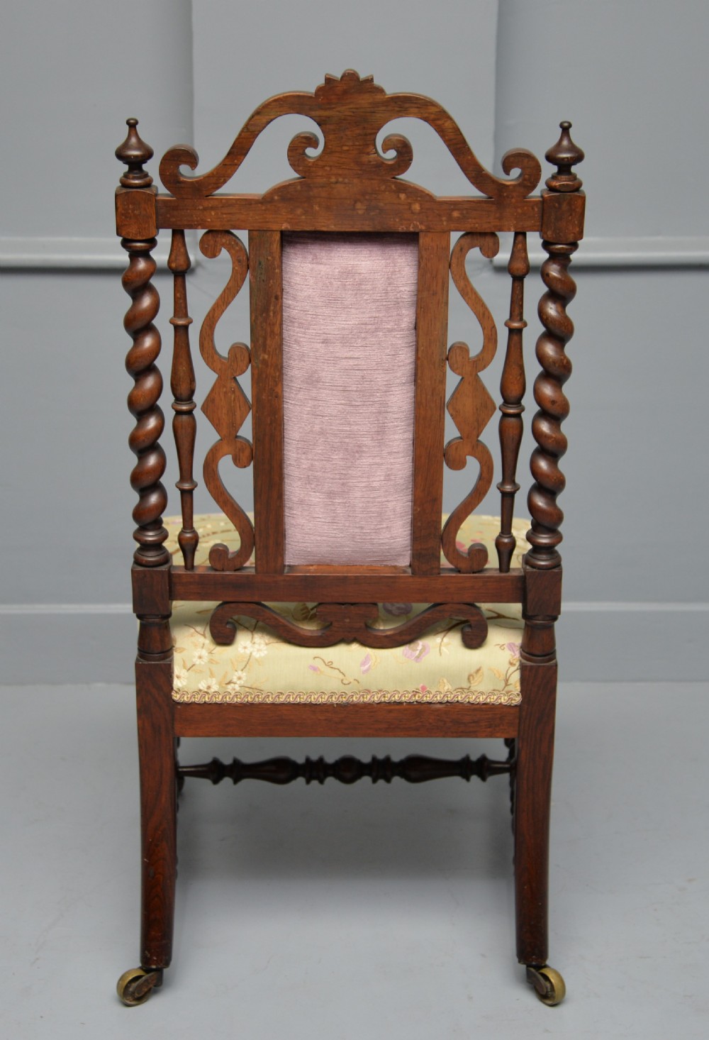 William IV Rosewood Slipper / Bedroom Chair View X