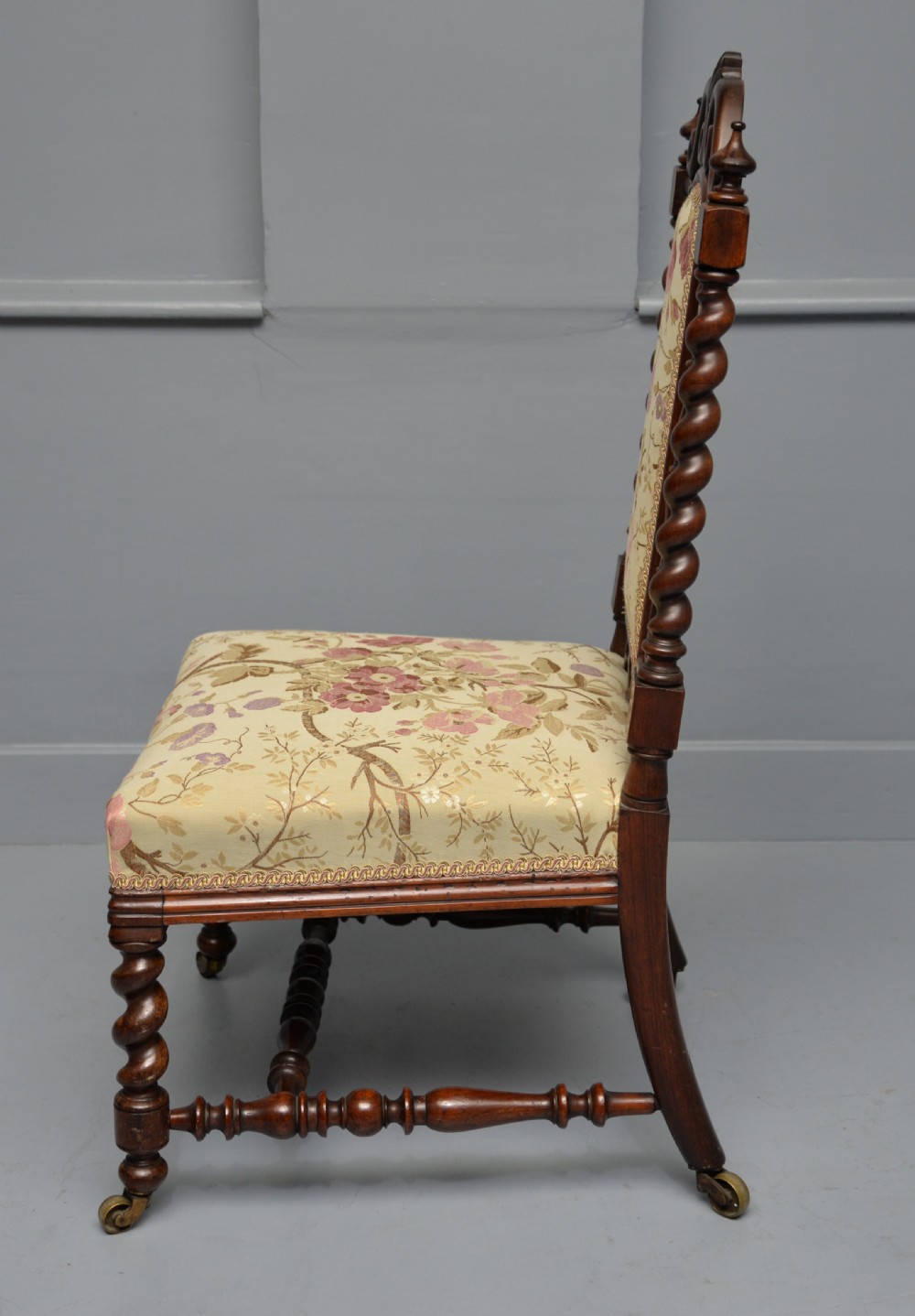 William IV Rosewood Slipper / Bedroom Chair View XI