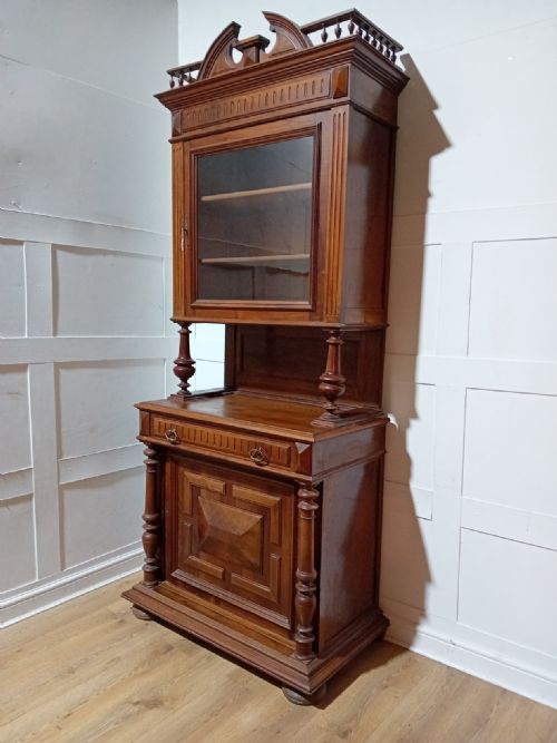 ANTIQUE VICTORIAN CARVED FRENCH BRETON BUFFET - ADDITIONAL PHOTO 1