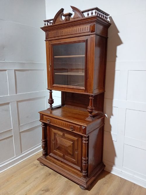 ANTIQUE VICTORIAN CARVED FRENCH BRETON BUFFET - ADDITIONAL PHOTO 3