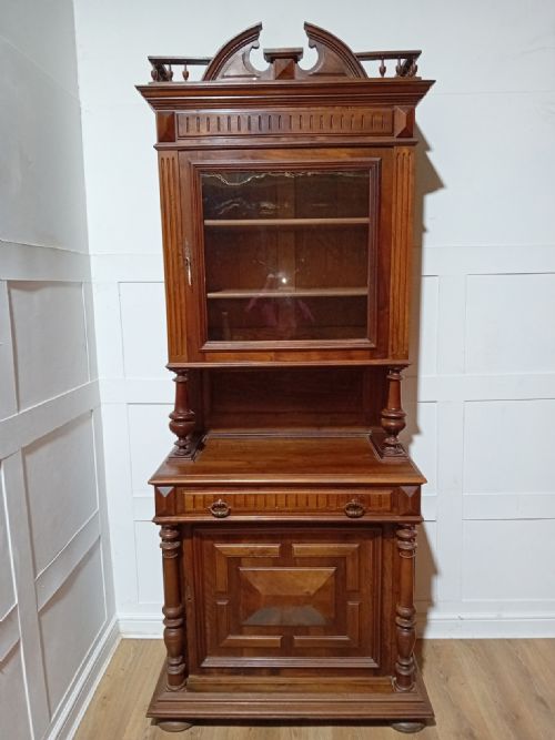 ANTIQUE VICTORIAN CARVED FRENCH BRETON BUFFET - ADDITIONAL PHOTO 4