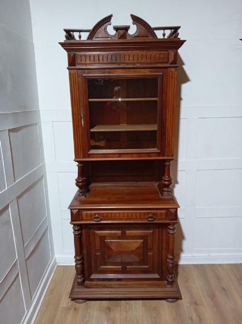 ANTIQUE VICTORIAN CARVED FRENCH BRETON BUFFET - ADDITIONAL PHOTO 5